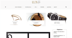Desktop Screenshot of luxlife.pl