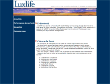 Tablet Screenshot of luxlife.com